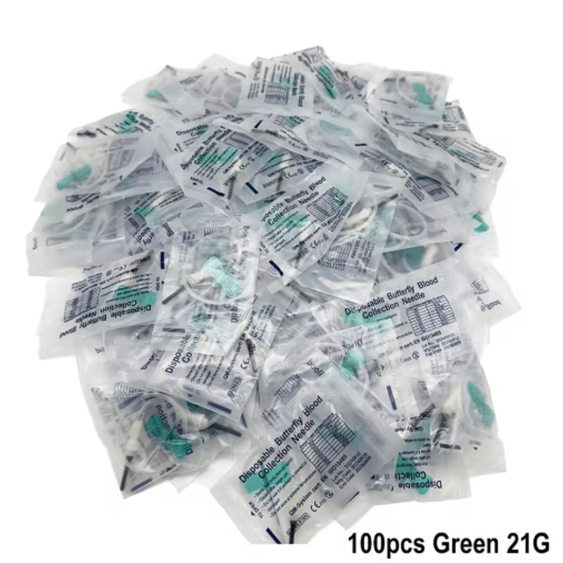 VetFlow Disposable Butterfly Blood Collection Needles For Cats Dogs Small Animals 3