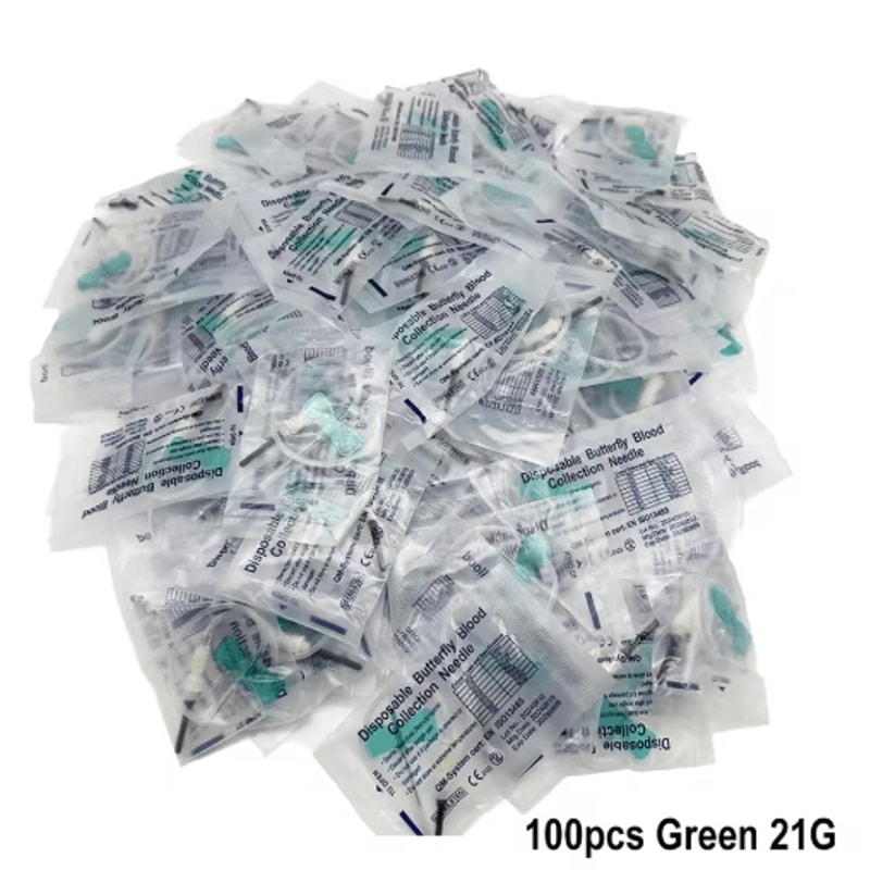 VetFlow Disposable Butterfly Blood Collection Needles For Cats Dogs Small Animals 4