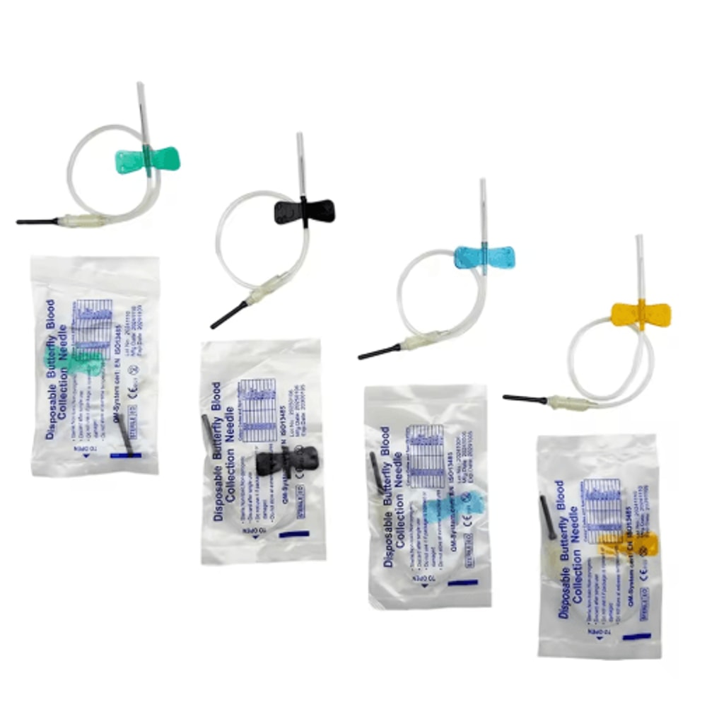 VetFlow Disposable Butterfly Blood Collection Needles For Cats Dogs Small Animals 0