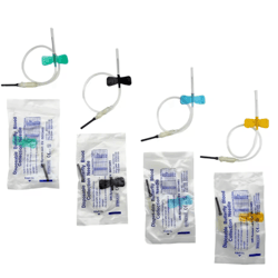 vetflow disposable butterfly blood collection needles for cats, dogs & small animals