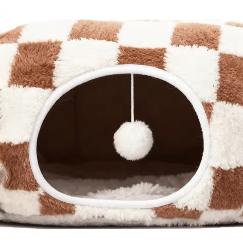 CozyTunnel Interactive Cat Tunnel Bed With Washable Cave Design 3