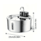 AquaFlow 32L Wireless Stainless Steel Cat Water Fountain With Motion Sensor 4