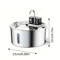 AquaFlow 32L Wireless Stainless Steel Cat Water Fountain With Motion Sensor 4