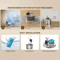 AquaFlow 32L Wireless Stainless Steel Cat Water Fountain With Motion Sensor 5