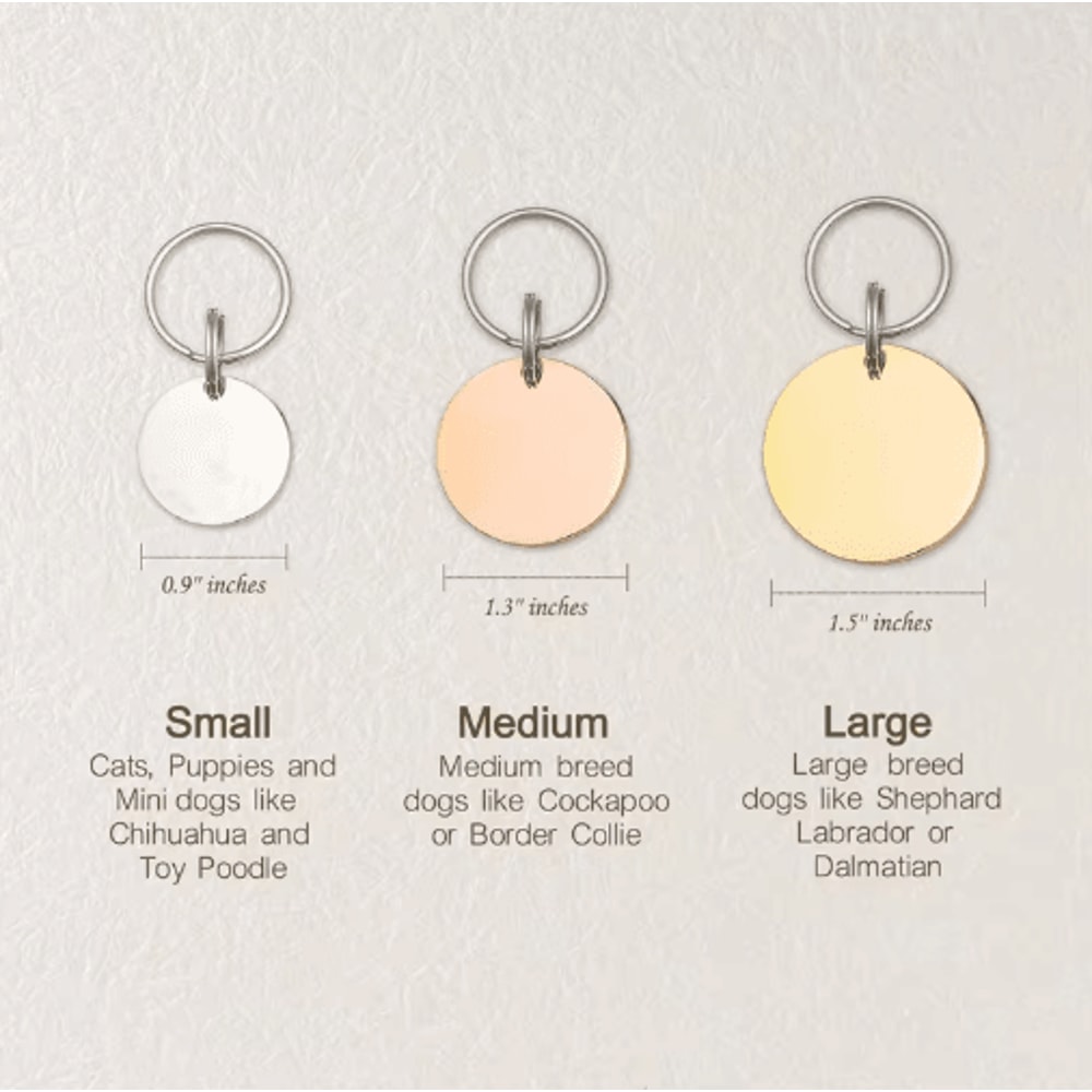 PawPrint Personalized Pet ID Tag With Custom Engraving 6