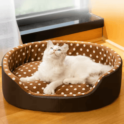 cozycloud dot sponge pet bed cushion for cats and small dogs