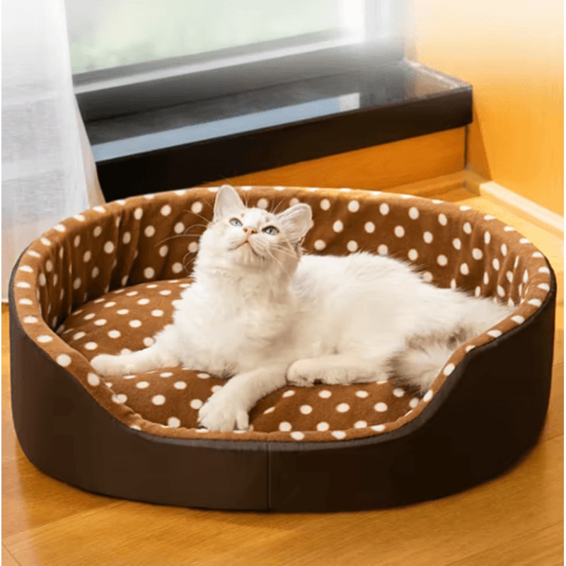 CozyCloud Dot Sponge Pet Bed Cushion For Cats And Small Dogs 0