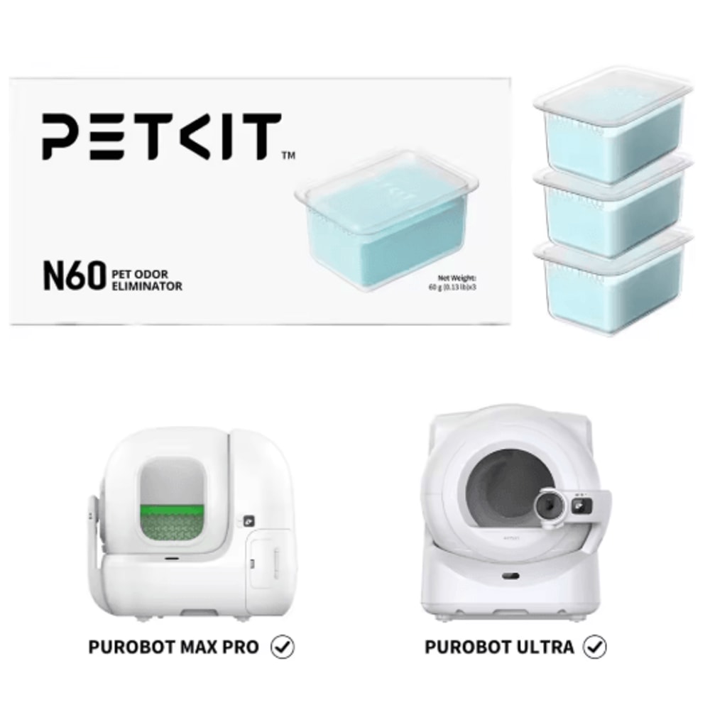 Pet Kit Fresh Guard N60 Odor Eliminator For PUROBOT Ultra SelfCleaning Cat Litter Box 0