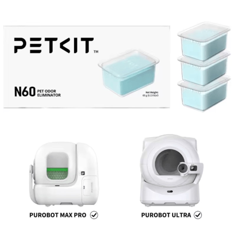 Pet Kit Fresh Guard N60 Odor Eliminator For PUROBOT Ultra SelfCleaning Cat Litter Box 0
