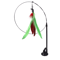 Feather Fly Suction Cup Bird Teaser Wand Toy For Cats 1