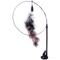 Feather Fly Suction Cup Bird Teaser Wand Toy For Cats 4