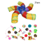 Rainbow Hide Collapsible Cat Tunnel Toy For Indoor Cats 1