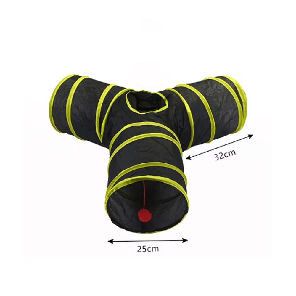 Rainbow Hide Collapsible Cat Tunnel Toy For Indoor Cats 10