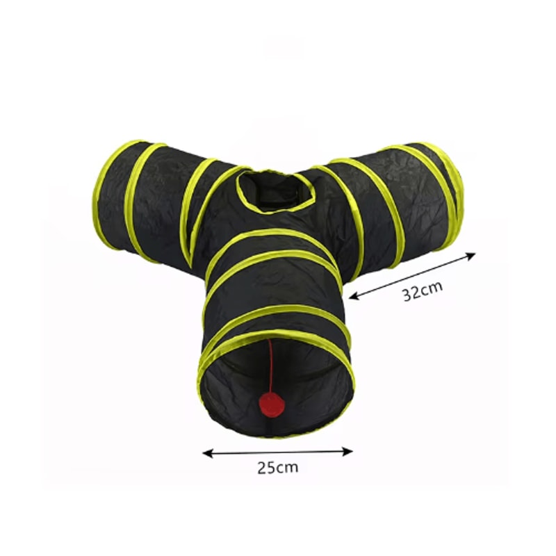 Rainbow Hide Collapsible Cat Tunnel Toy For Indoor Cats 10