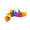 Rainbow Hide Collapsible Cat Tunnel Toy For Indoor Cats 16