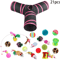 Rainbow Hide Collapsible Cat Tunnel Toy For Indoor Cats 7
