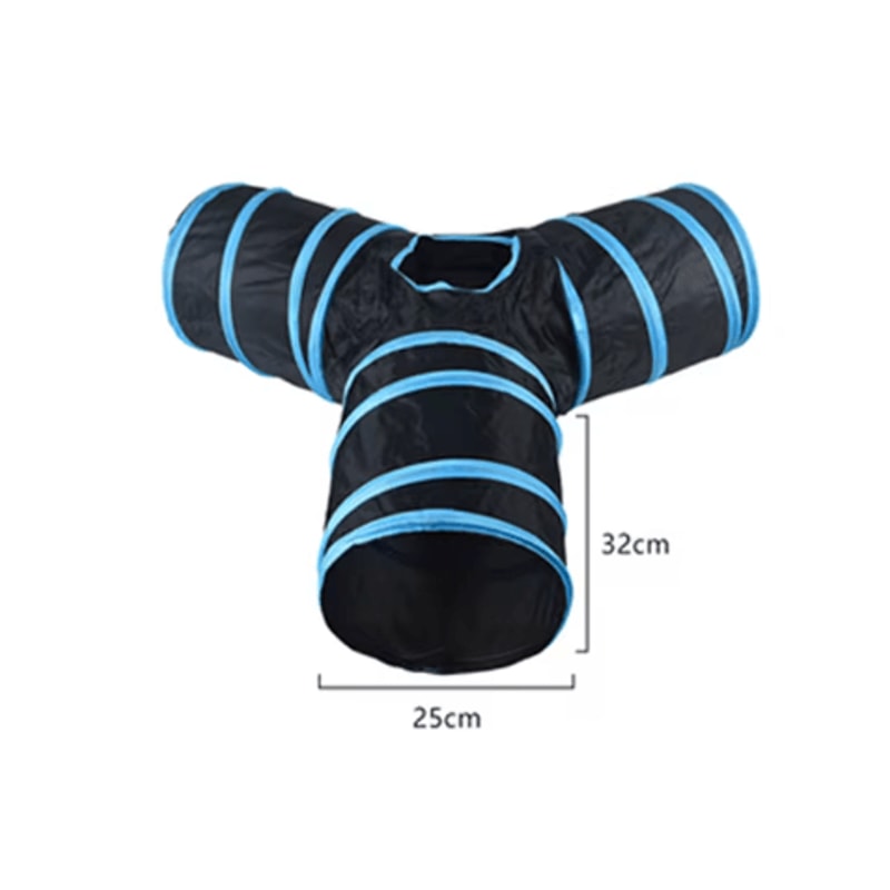 Rainbow Hide Collapsible Cat Tunnel Toy For Indoor Cats 9