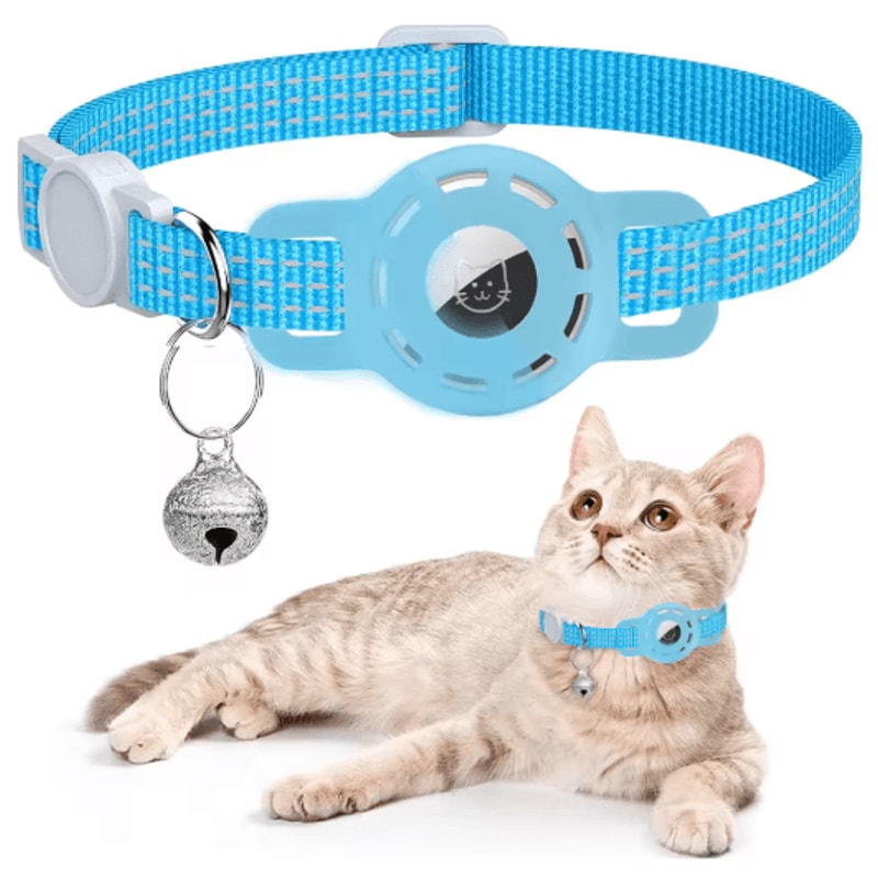 SafeTrack Reflective AirTag Pet Collar With Breakaway Safety Buckle 2