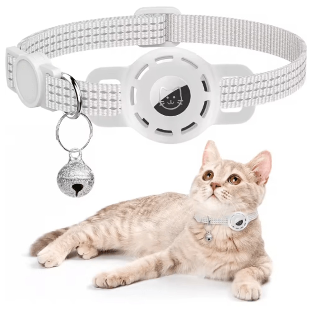 SafeTrack Reflective AirTag Pet Collar With Breakaway Safety Buckle 11