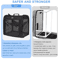 Wakytu 2in1 Foldable Double Pet Carrier For Cats And Dogs 5