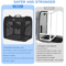 Wakytu 2in1 Foldable Double Pet Carrier For Cats And Dogs 5