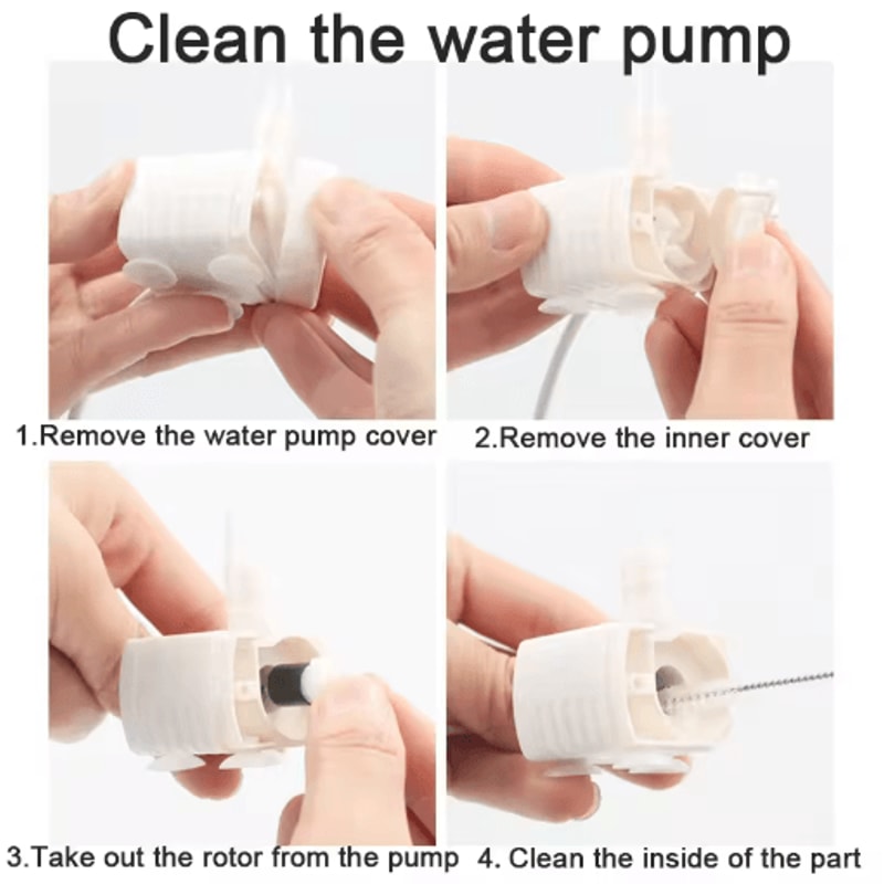 AquaFlow USB Replacement Water Pump For Pet Water Fountains 2