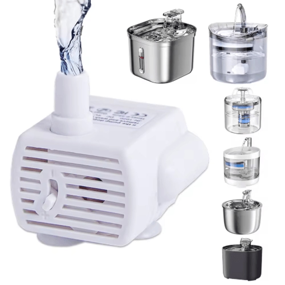 AquaFlow USB Replacement Water Pump For Pet Water Fountains 6