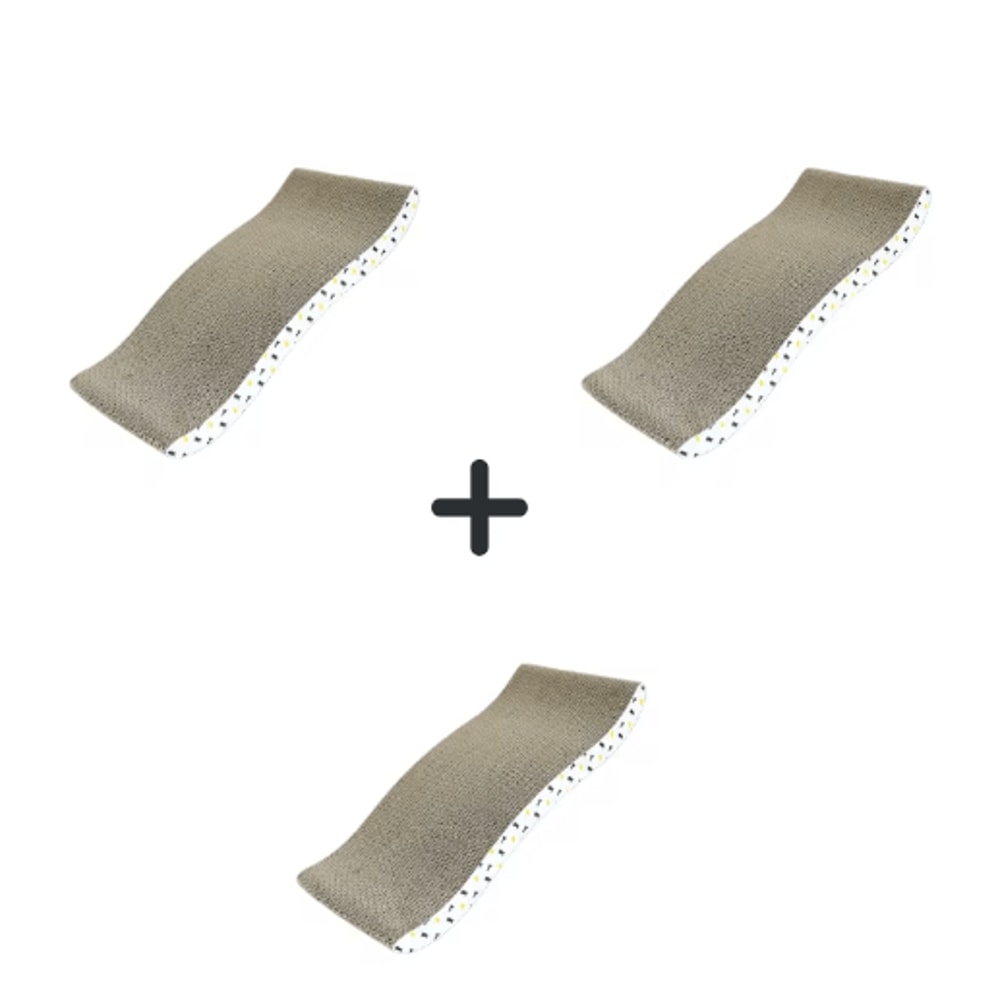 LoungeScratch DoubleSided Corrugated Cat Scratching Board Sofa Bed 2