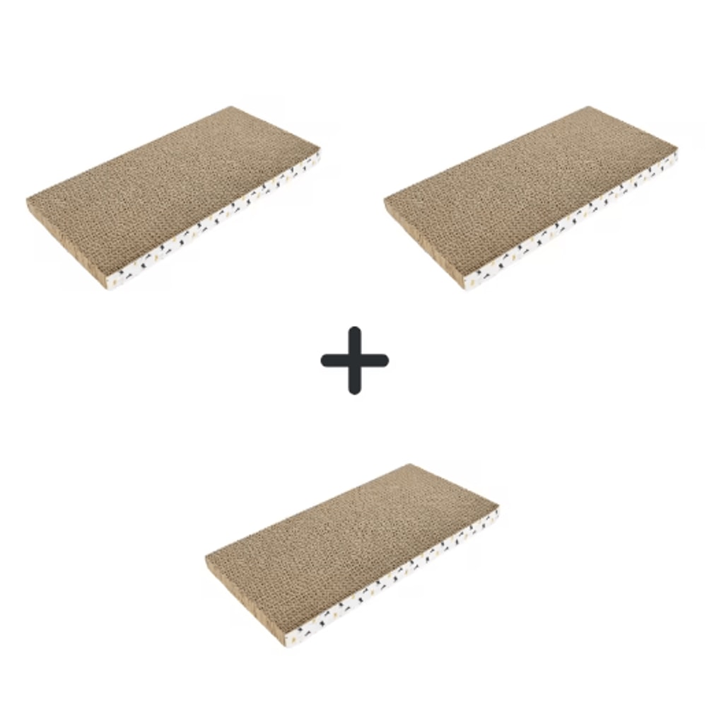 LoungeScratch DoubleSided Corrugated Cat Scratching Board Sofa Bed 4