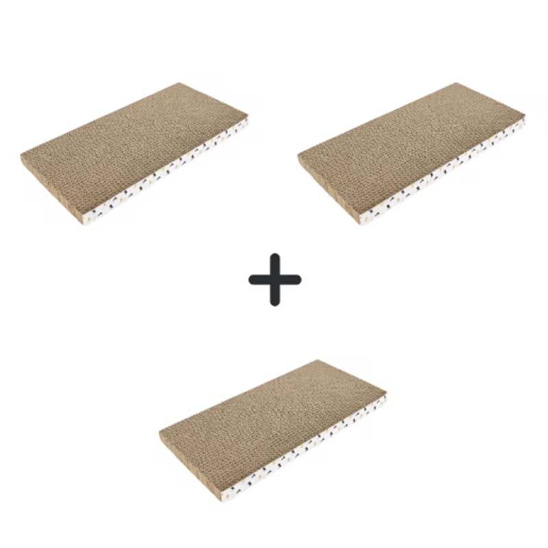 LoungeScratch DoubleSided Corrugated Cat Scratching Board Sofa Bed 4