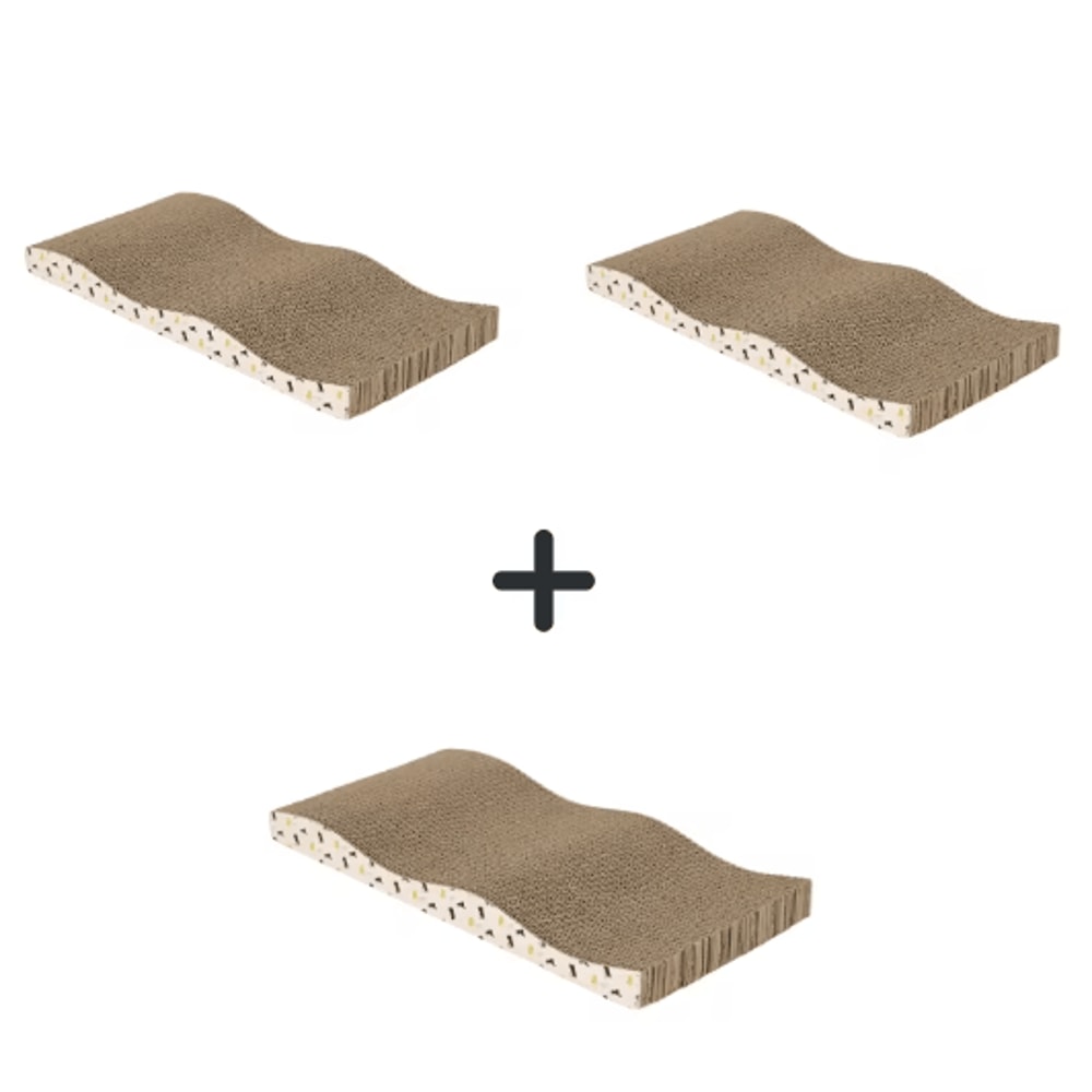 LoungeScratch DoubleSided Corrugated Cat Scratching Board Sofa Bed 5