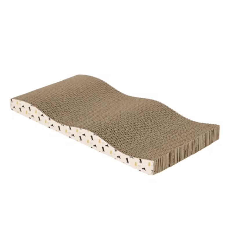 LoungeScratch DoubleSided Corrugated Cat Scratching Board Sofa Bed 9