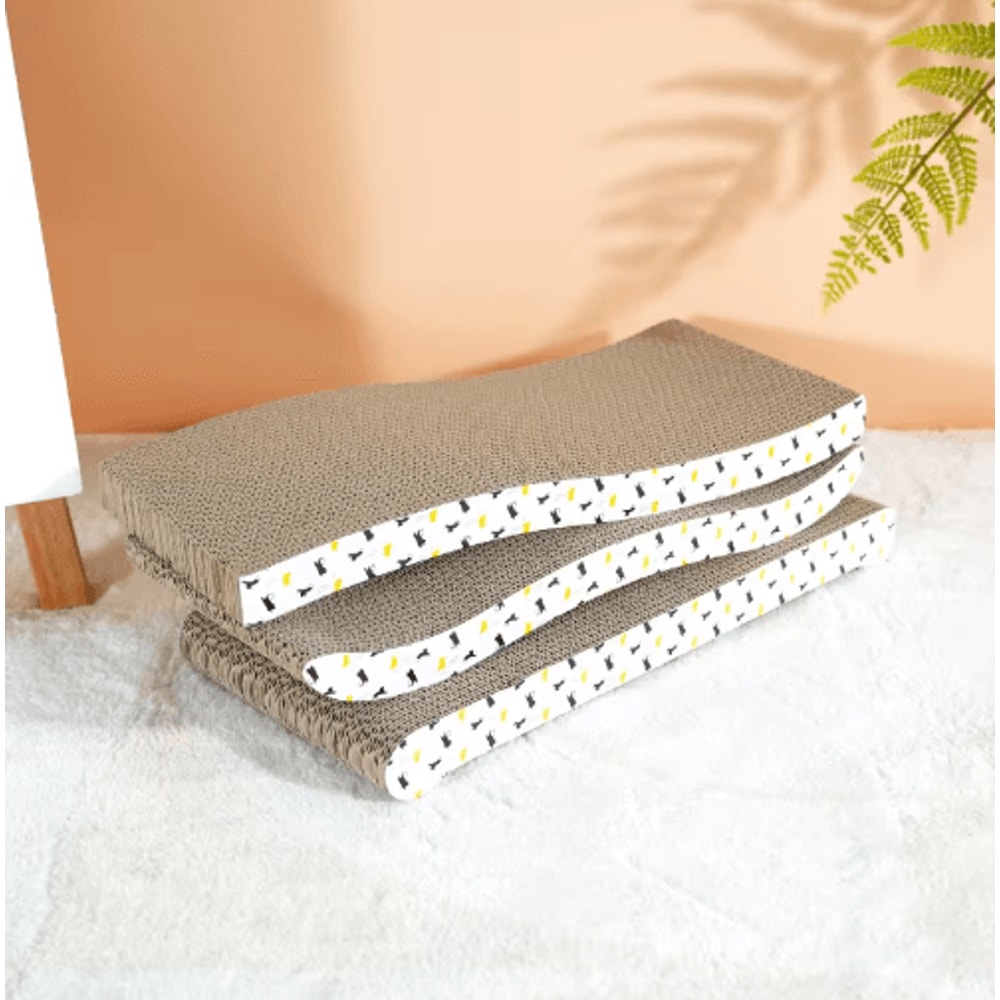 LoungeScratch DoubleSided Corrugated Cat Scratching Board Sofa Bed 12