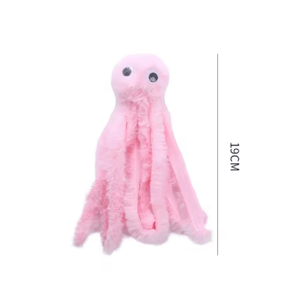OctoPaws Plush Octopus Cat Toy For Interactive Play 4