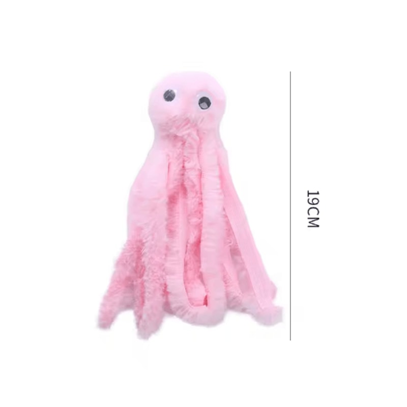 OctoPaws Plush Octopus Cat Toy For Interactive Play 4