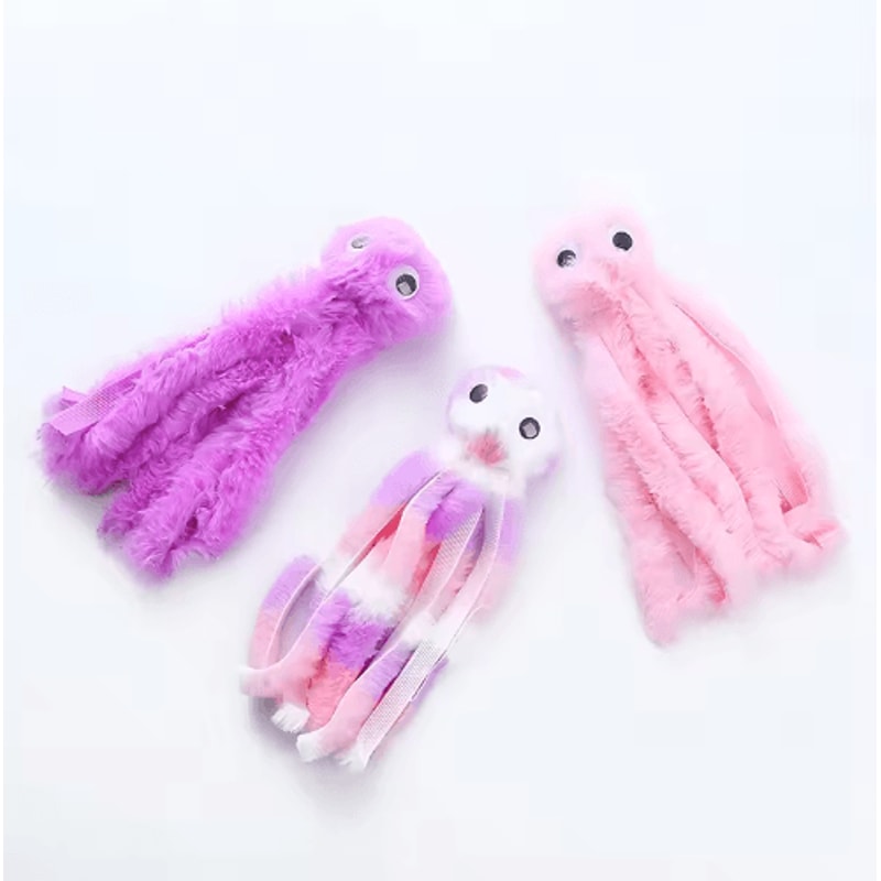 OctoPaws Plush Octopus Cat Toy For Interactive Play 6
