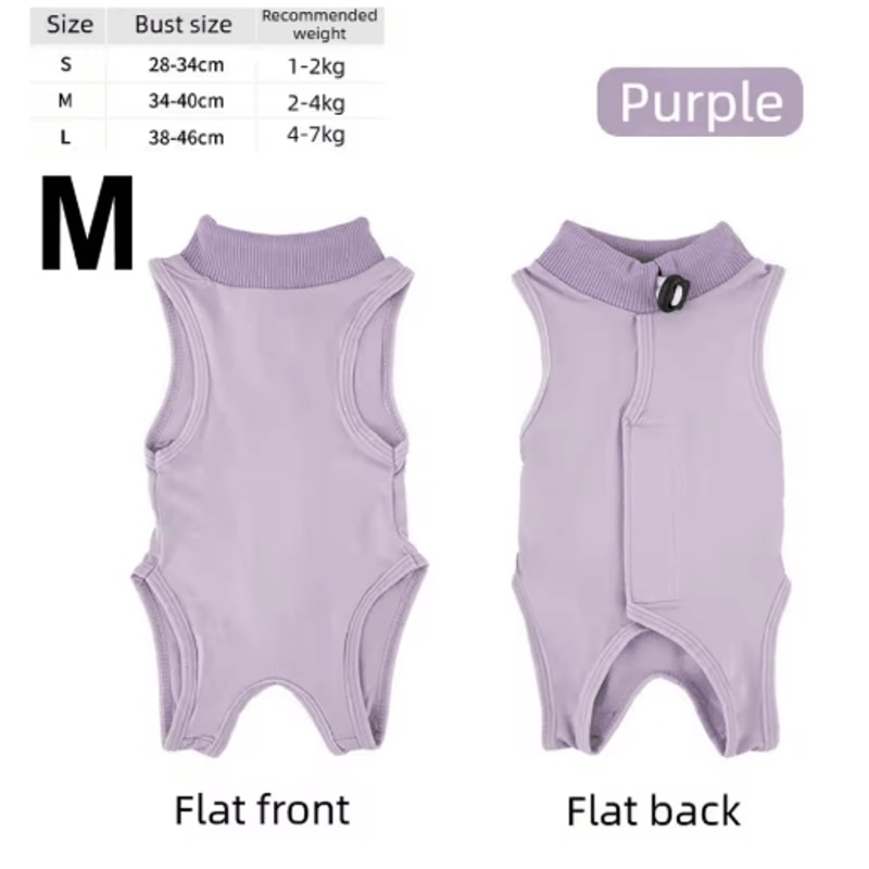 ComfortCare Cat Recovery Suit For PostSurgery Protection 1