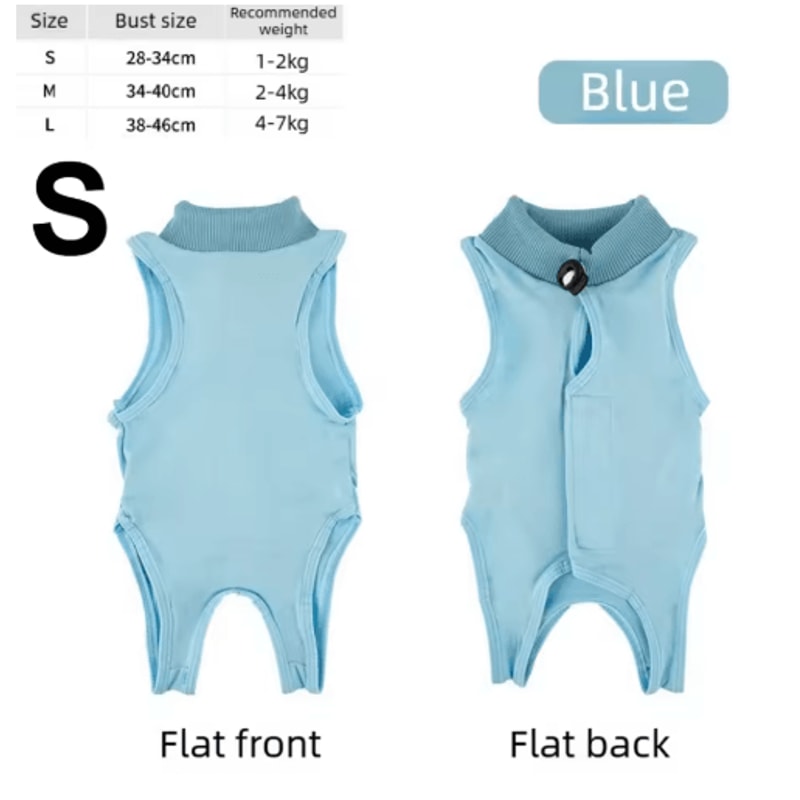 ComfortCare Cat Recovery Suit For PostSurgery Protection 8