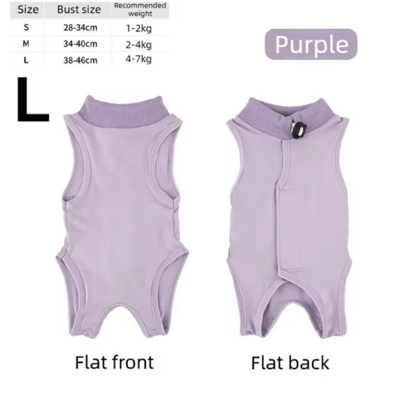 ComfortCare Cat Recovery Suit For PostSurgery Protection 9