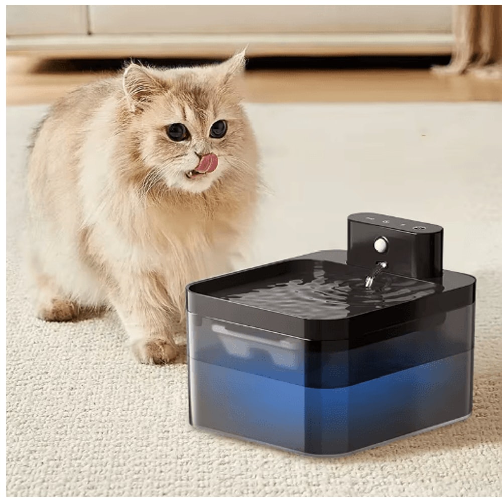 AquaSense 22L Wireless Automatic Pet Water Fountain With Infrared Sensor 0