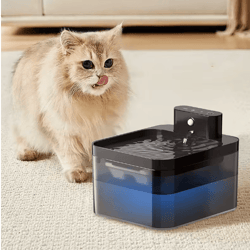 aquasense 2.2l wireless automatic pet water fountain with infrared sensor