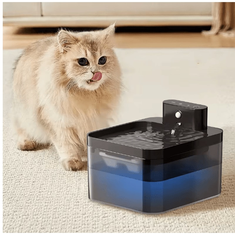AquaSense 22L Wireless Automatic Pet Water Fountain With Infrared Sensor 0