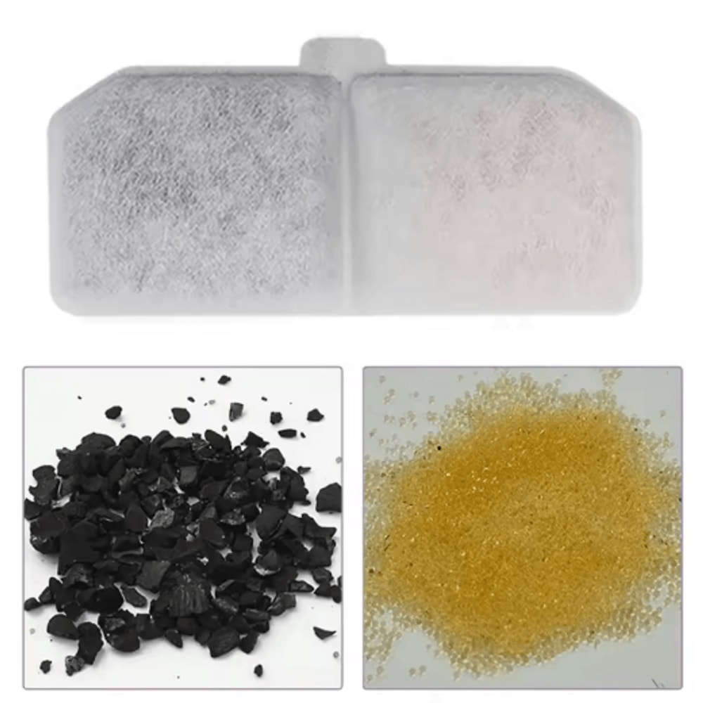 PureFlow Replacement Water Filters For Cat Dog Water Fountains 4