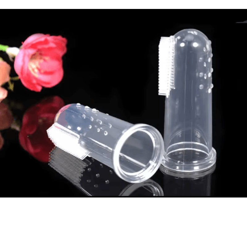 GentleSmile Soft Finger Pet Toothbrush For Dogs Cats 3