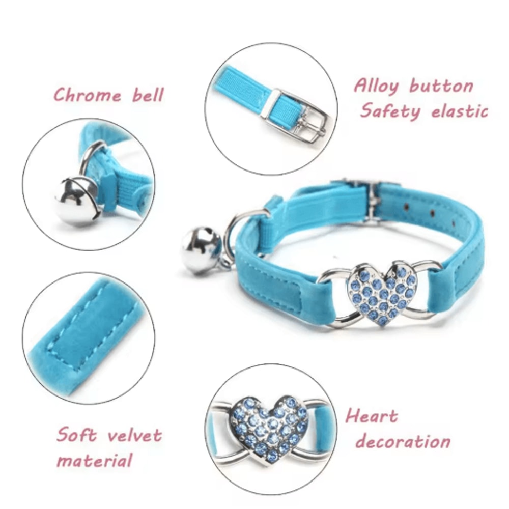 SafePurr Breakaway Cat Collar With Bell For Kittens Cats 10
