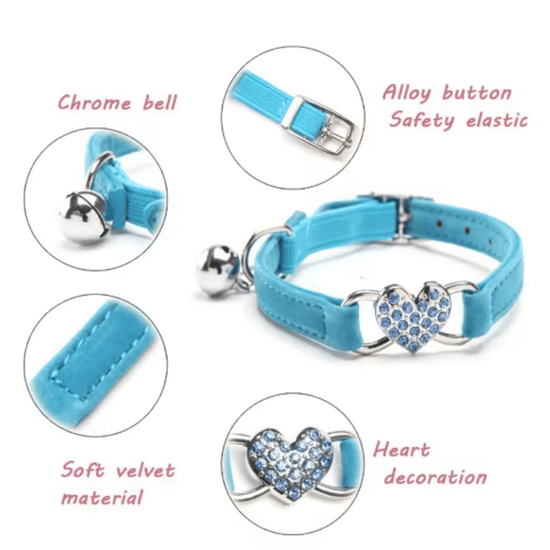 SafePurr Breakaway Cat Collar With Bell For Kittens Cats 10