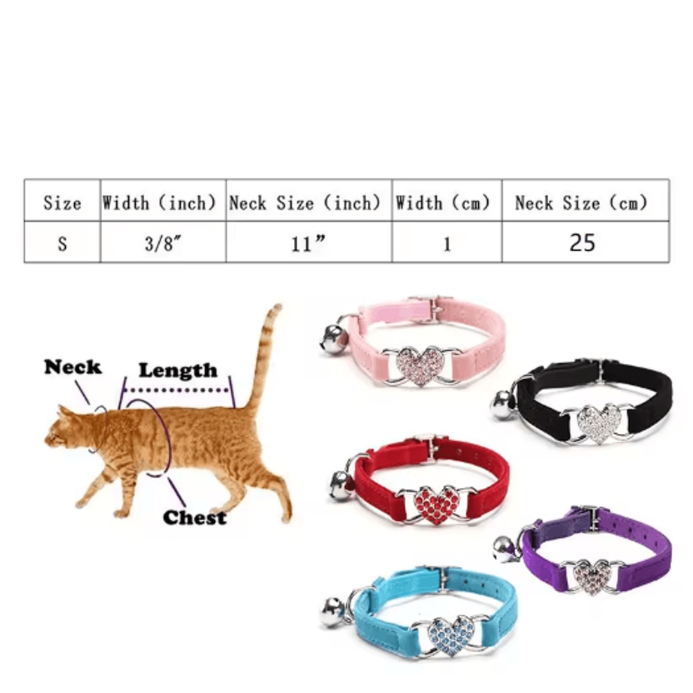 SafePurr Breakaway Cat Collar With Bell For Kittens Cats 11