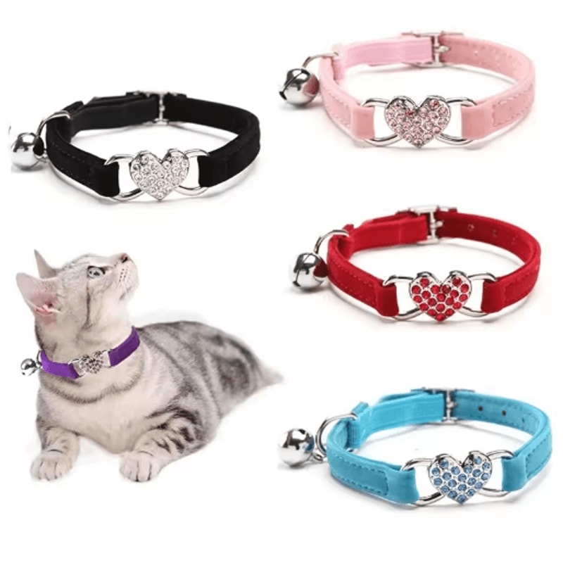 SafePurr Breakaway Cat Collar With Bell For Kittens Cats 0