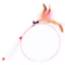 DragonTotoro 360 Rotating Cat Teaser Wand With Bell Fish Head Toy 1