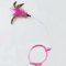 DragonTotoro 360 Rotating Cat Teaser Wand With Bell Fish Head Toy 2